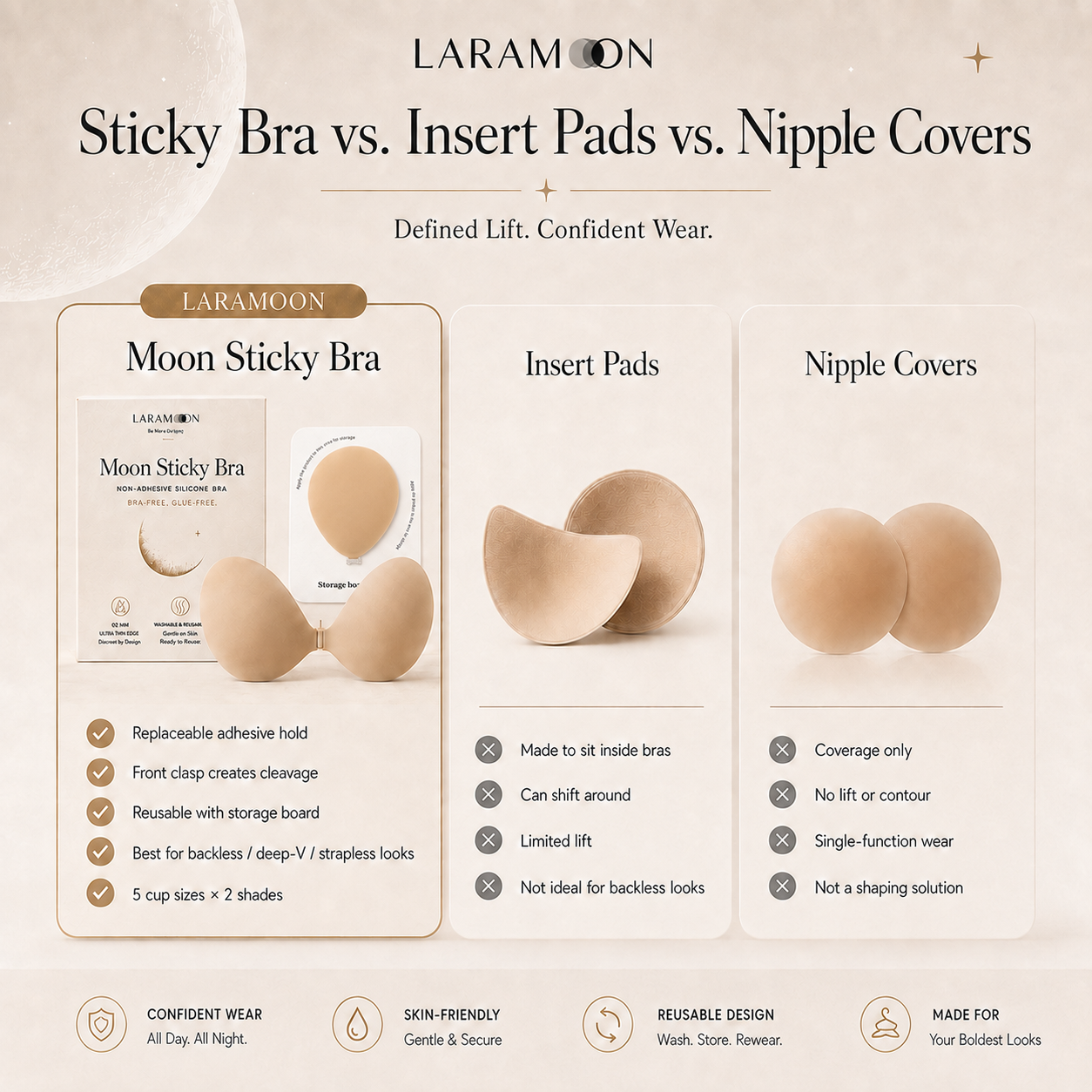 Moon Stikcy Bra